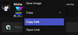 Right click discord nitro emoji, and press copy link